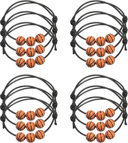 PATIKIL Basketball Charm Bracelets, Sports Beads Bracelet Inspirational Wristbands for Teen Adults Sport Party Favors in Saudi Arabia