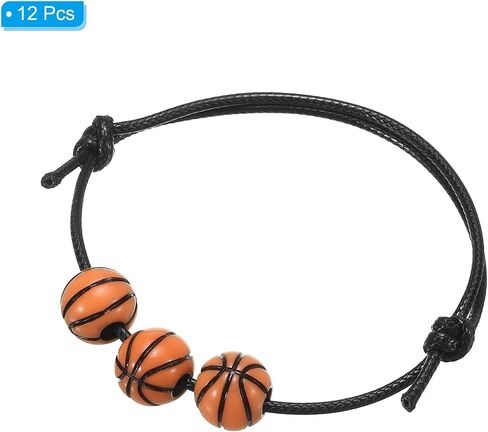 PATIKIL Basketball Charm Bracelets, Sports Beads Bracelet Inspirational Wristbands for Teen Adults Sport Party Favors in Saudi Arabia