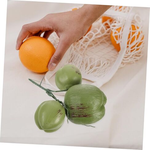 Ciieeo 1 باقة جوز الهند الاصطناعي وهمية جوز الهند صور الدعائم خفيفة الوزن جوز الهند زخرفة الجدول الديكور جوز الهند الدعائم شجرة جوز الهند الغابة وهمية مأدبة الفاكهة نموذج البلاستيك in Kuwait