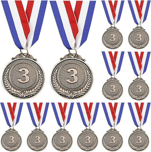 ميداليات جوائز مكونة من 12 قطعة - ميداليات فائزة متميزة للمسابقات والحفلات الرياضية in Kuwait