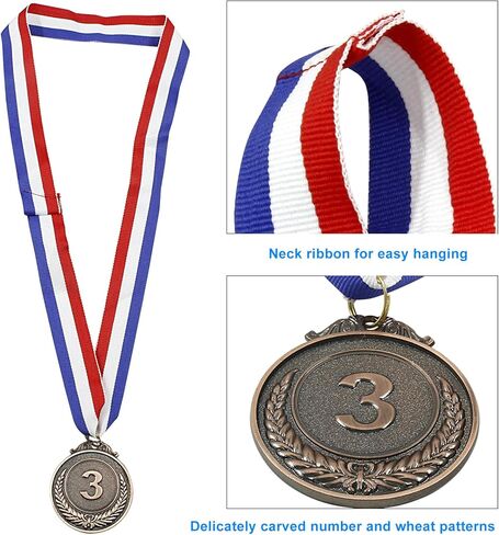 ميداليات جوائز مكونة من 12 قطعة - ميداليات فائزة متميزة للمسابقات والحفلات الرياضية in Kuwait