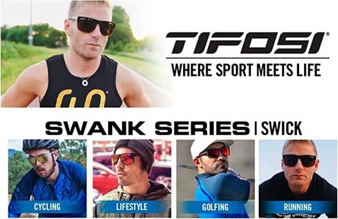 نظارات Tifosi Optics Swick الشمسية (عدسات قرمزية رافين/أصفر دخاني) in Kuwait