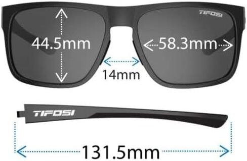 نظارات Tifosi Optics Swick الشمسية (عدسات قرمزية رافين/أصفر دخاني) in Kuwait