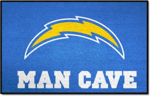 سجادة FANMATS 14361 NFL San Diego Chargers نايلون Universal Man Cave Starter Rug، 19 بوصة × 30 بوصة in Saudi Arabia