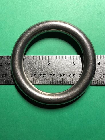 US Stainless Stainless Steel 316 Round Ring Welded 1/2" x 2 3/8" (12mm x 60mm ID) Marine Grade in Saudi Arabia