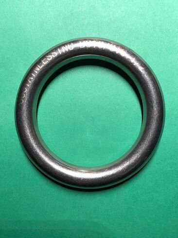 US Stainless Stainless Steel 316 Round Ring Welded 1/2" x 2 3/8" (12mm x 60mm ID) Marine Grade in Saudi Arabia