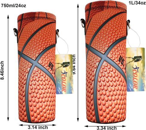 icolor 750ml Water Bottle Carrier Bag Holder Sleeve w/Adjustable Shoulder strap,24oz Sling Bottle Bag Case Pouch Cover,Fits Bottle Diameter less 3.14" in Saudi Arabia