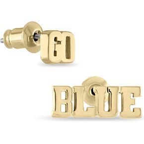 Stone Armory Michigan Wolverines Earrings - Mix and Match 18K Gold Plated Earrings - Hypoallergenic for Sensitive Ears - University of Michigan Gifts for Women