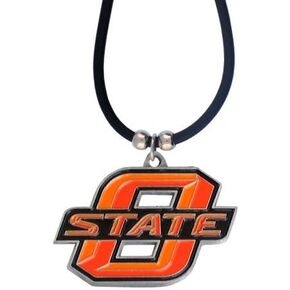 NCAA Oklahoma State Cowboys Rubber Cord Necklace
