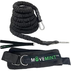 MOVEMINT 33ft Speed Bungee Band Trainer, 90+lbs Resistance (Longest in Market)