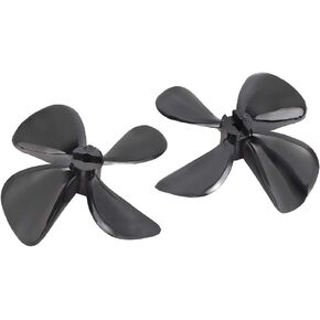 Socobeta Boat 4‑Blades Propeller, Boat Propeller Small Convenient to Install 4 Blade Propeller Boat Props for Underwater Propeller