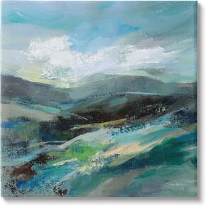 Stupell Industries Abstract Layered Mountain Scene Canvas Wall Art, Design by Silvia Vassileva