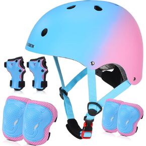 Kids Bike Helmet Ventilation & Adjustable Toddler Helmet for Ages 3-8 Kids Boys Girls Multi-Sport Helmet for Bicycle Skate Scooter, 5 Colors