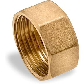 Brass Pipe Cap Lid 1" Female Brass Pipe Cap NPT 1 inch Female
