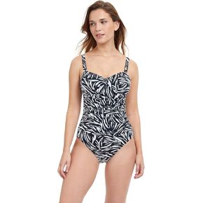 Profile by Gottex Women's Standard Black Swan D-Cup One Piece