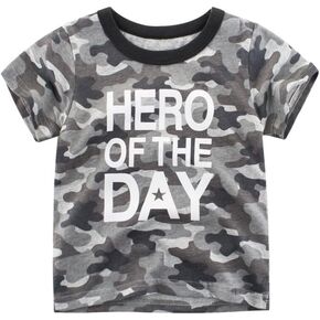 Hero of The Day CAMO T-Shirt (4T), Grey in Saudi Arabia