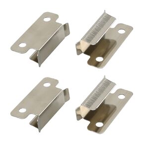 MEETOOT 4pcs Hotbed Glass Plate Clamp Clips Tool Printer Bed Fixing Plate Clamp 7mm for Creality Ender 3 V2 Ender 3S CR-10S 3D Printer Heated Bed Glass