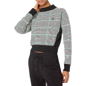 Champion Women's Reverse Weave Mock Neck Crop