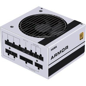 مصدر طاقة أبيض 850 وات، 80 بلس ذهبي، جهد كامل، مروحة صامتة FDB، وضع ECO، 12 فولت PSU ATX، مصدر طاقة لجميع بطاقات الرسومات، أسود، ضمان 10 سنوات in Kuwait