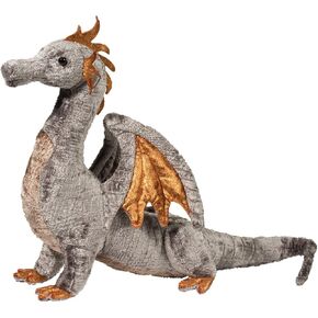 Douglas Faust Silver Dragon Plush Stuffed Animal