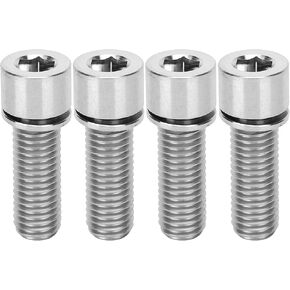 VBESTLIFE 4Pcs Bike Stem Bolts Screw M7x20mm Lightweight Alloy Hex Socket Screw Bike Handlebar Screw( Color) and Spare Parts