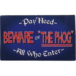 Open Road Brands University of Kansas Beware of The Phog Door Mat