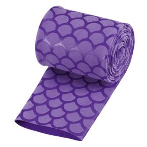uxcell Heat Shrink Wrap Tubing Sleeve for Fishing Rod Grips Handle, 63mm Flat 3.3ft 2:1 Rate Purple