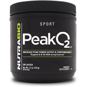 NutraBio Peak O2, Unflavored, 4.2 oz (120 g), Labs