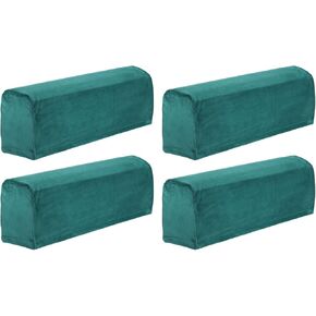 uxcell 4 Pcs Sofa Armrest Covers Stretch Couch Armrest Cover for Chairs Sofas Couch Arm, Scratch-Resistant Sofa Arm Cover, Beige