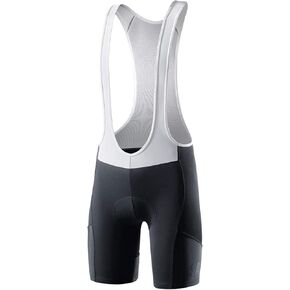 Santic Men's Cycling Bib Shorts 4D Padded Breathable Road Bike Cycling Bibs Biking Bicycle Gel Long Travel