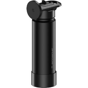 Scosche MFMS22 MagicMount Flask 22oz Stainless Steel Hot & Cold Insulated Sport Water Bottle w/Magnetic Mount Tripod Phone Stand Compatible w/MagSafe iPhone for Cup Holder/Gym/Men/Women/Travel/Black