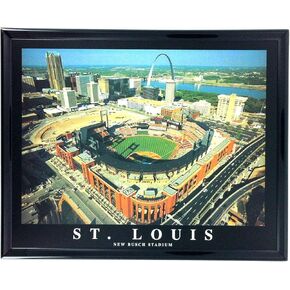 Framed Baseball St. Louis Aerial Stadium Prints New Busch Stadium F7566A