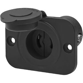 40A Trolling Motor Plug & Receptacle for 2 Wire 12-36V Systems for Down Rigger/Fishing Reel/RV Trailer, 10AWG,Waterproof Marine DC Power Connector