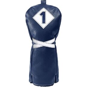 IZZO Golf Premium Driver Headcover, Navy/White