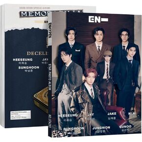 KPOPBP Enhypen Albums MEMORABILIA Photo Book 40 Sheets Album Collection, Gift Merchandise for ENGENE Boys and Girls