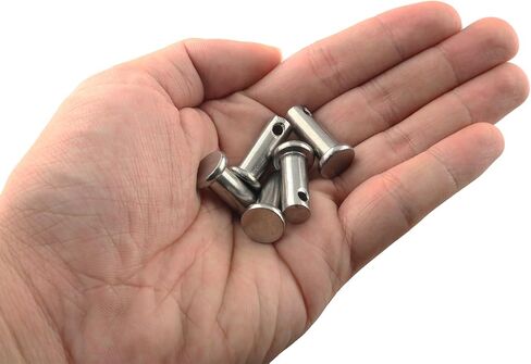 Clevis Pins JianLing 10pcs 8mm x 20mm 304 Stainless Steel Single Hole Clevis Pins Securing Fasteners for Retaining U Clips in Saudi Arabia
