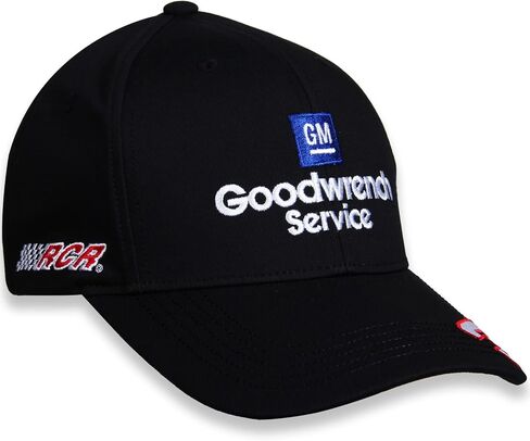 Dale Earnhardt Sr #3 on Brim GM Goodwrench Service Plus قبعة ناسكار الراعي للبالغين باللون الأسود بالكامل in Saudi Arabia