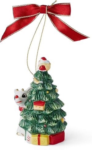 Spode Christmas Tree Rudolph The Red Nosed Reindeer with Spode Tree Ornament | Christmas Ornament 2023 | Holiday Ornament | Christmas Décor for Christmas Tree – 3.5" in Saudi Arabia