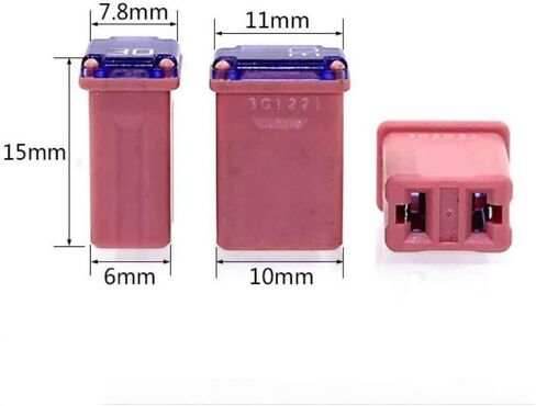 FMM-Fuses-Kit-MCASE-Type، مجموعة صمامات خرطوشة صغيرة للسيارات وسيارات الدفع الرباعي والشاحنات (15 قطعة) in Kuwait