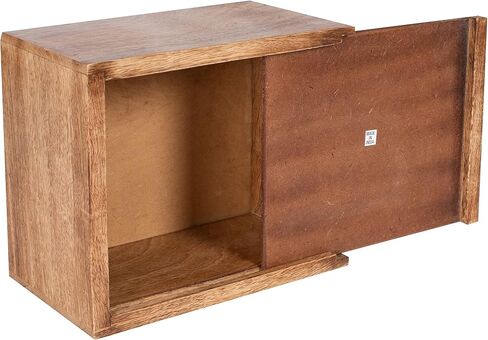 Funeral Cremation Urn Ashes With Beautiful Handmade Carving in Centre- Medium Natural,Urns for Human Ashes Adult Wooden,Wooden Urn with Hand-Made Design for Human Ashes, Wooden Urns Hand-Crafted in Saudi Arabia