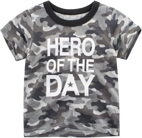 تي شيرت Hero of The Day CAMO (4T)، رمادي in Saudi Arabia