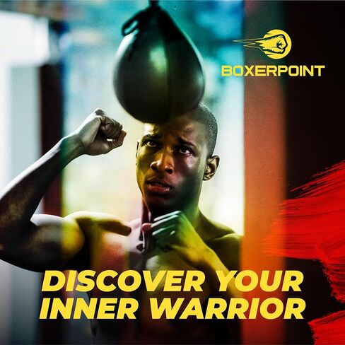 Boxing Speed Bag - PU Leather Speed Bags for Boxing - Pear Boxing Speedbags for Boxing - PU Leather Speedbag Boxing Set with Carry Bag - MMA Training Speedball Reflex Ball Boxing Equipment Speedpunch in Saudi Arabia