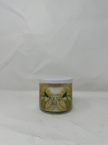 Iced Lemon Pound Cake 3 Wick Candle 14.5 oz / 411 g [Made with Natural Essential Oil] 2024 in Saudi Arabia