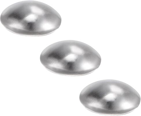 uxcell 40PCS 65Mn Steel Push on Push Nut Caps 0.24 Inch Axle Push Nut Fastener for Hand Trucks, Lawn Wagons, and Rolling Bins, M6 x 16mm in Saudi Arabia
