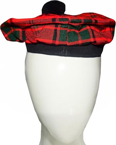 Scottish hat Traditional Tam o' Shatner Tammy Hat Made up of Tartan Acrylic Wool in Saudi Arabia