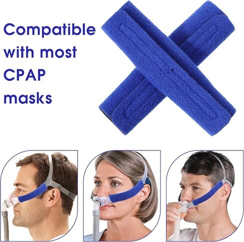 4 Pack CPAP Strap Covers, Cpap Mask Liners for Cpap Machine, Cpap Strap Cushions for Most CPAP Headgear Straps, Soft Fabric CPAP Face Pads Cpap Accessories in Saudi Arabia