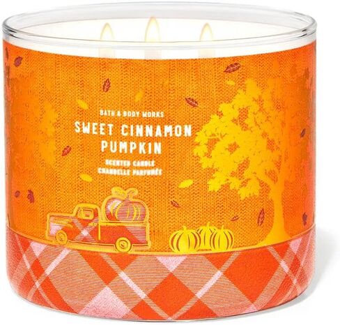 Sweet Cinnamon Pumpkin 3 Wick Candle 14.5 oz / 411 g in Saudi Arabia