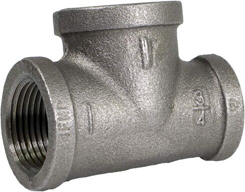 CNSU300I 1 "× 3/4" × 1 بوصة تي شيرت أسود قابل للطرق مع تركيب ملولب للإناث in Saudi Arabia