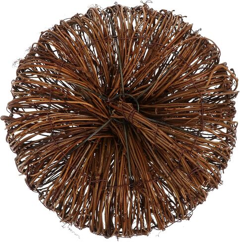 Homoyoyo Pumpkin Decor 1pc Halloween Decoration Fall Pumpkin Decorations Desktop Decor Mini Pumpkin 15cm Pumpkin Decoration Rattan Office Desk Decor Party Layout Decor Dried Wire Outdoor in Saudi Arabia