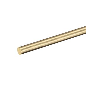 DMiotech 2Pack 6mm x 400mm, Brass Solid Round Rod, Brass Rod Lathe Bar Stock for DIY Craft